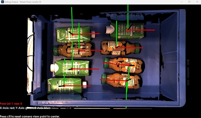 Debug Output - Rotate Poses Locally
