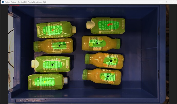 Debug Output - Predict Pick Point (Any Objects)